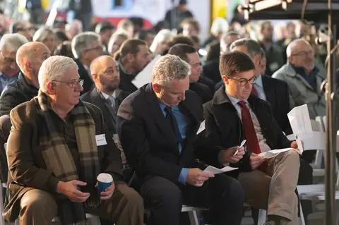 Groundbreaking ceremony, December 2025